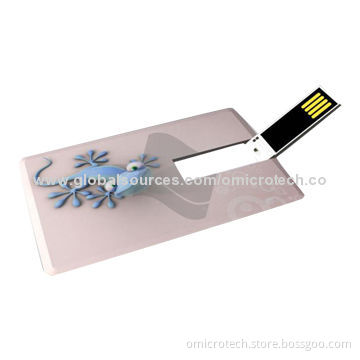 Card-shaped USB Flash Drive